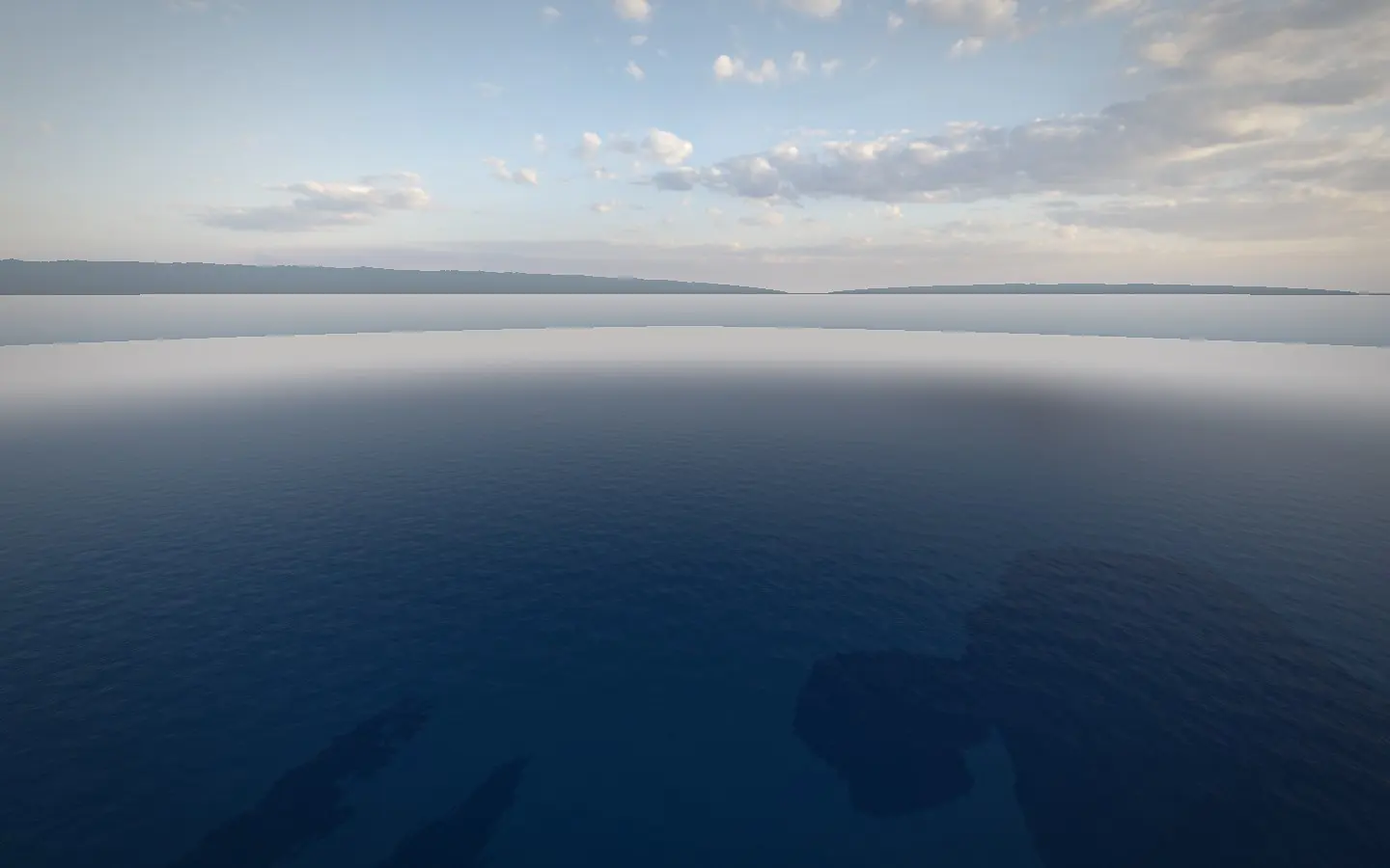 The north-east coast of the island under a wide sky.